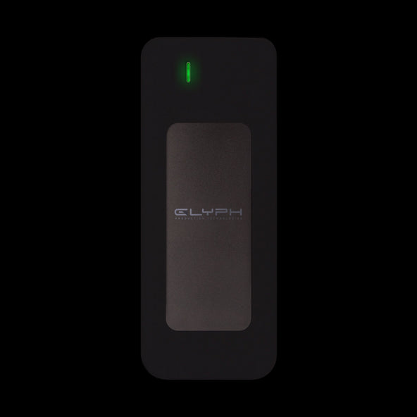 Glyph 500GB Atom USB-C (3.1 Gen2) Portable External SSD - Black - Discontinued