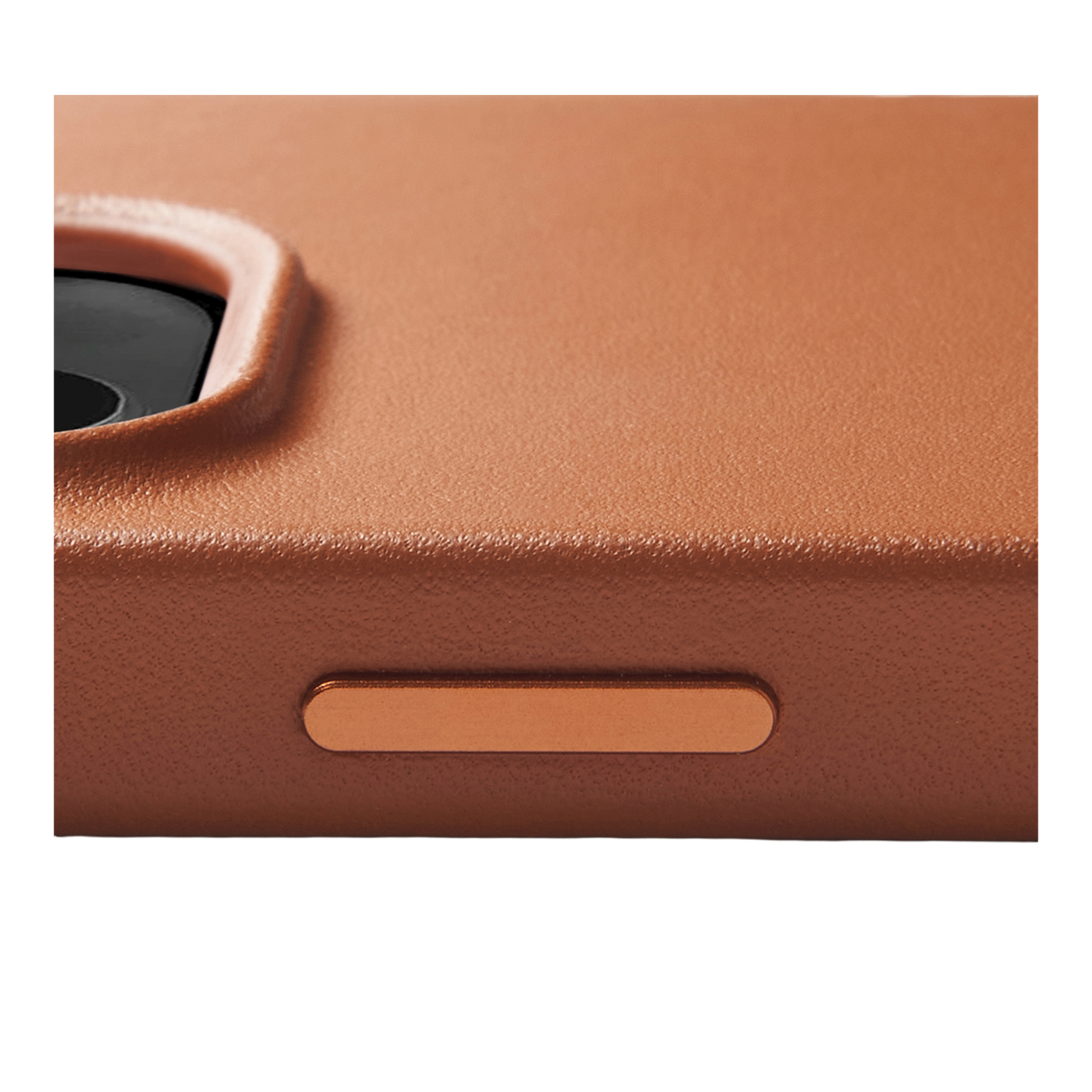 Mujjo Full Leather Case with MagSafe for iPhone 15 / 14 / 13 - Tan