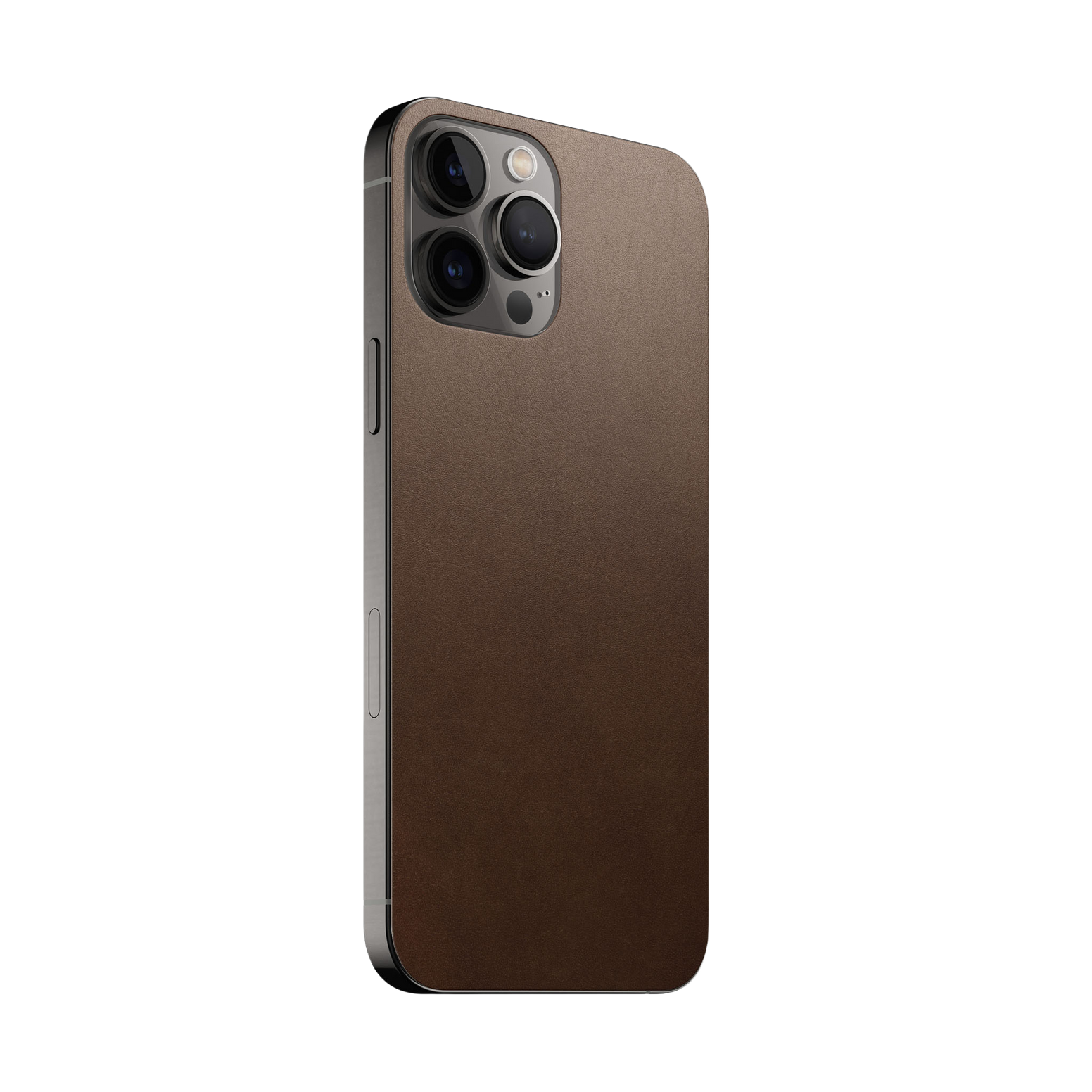 Nomad Skin with Horween Leather for iPhone 13 Pro Max - Rustic Brown - Discontinued