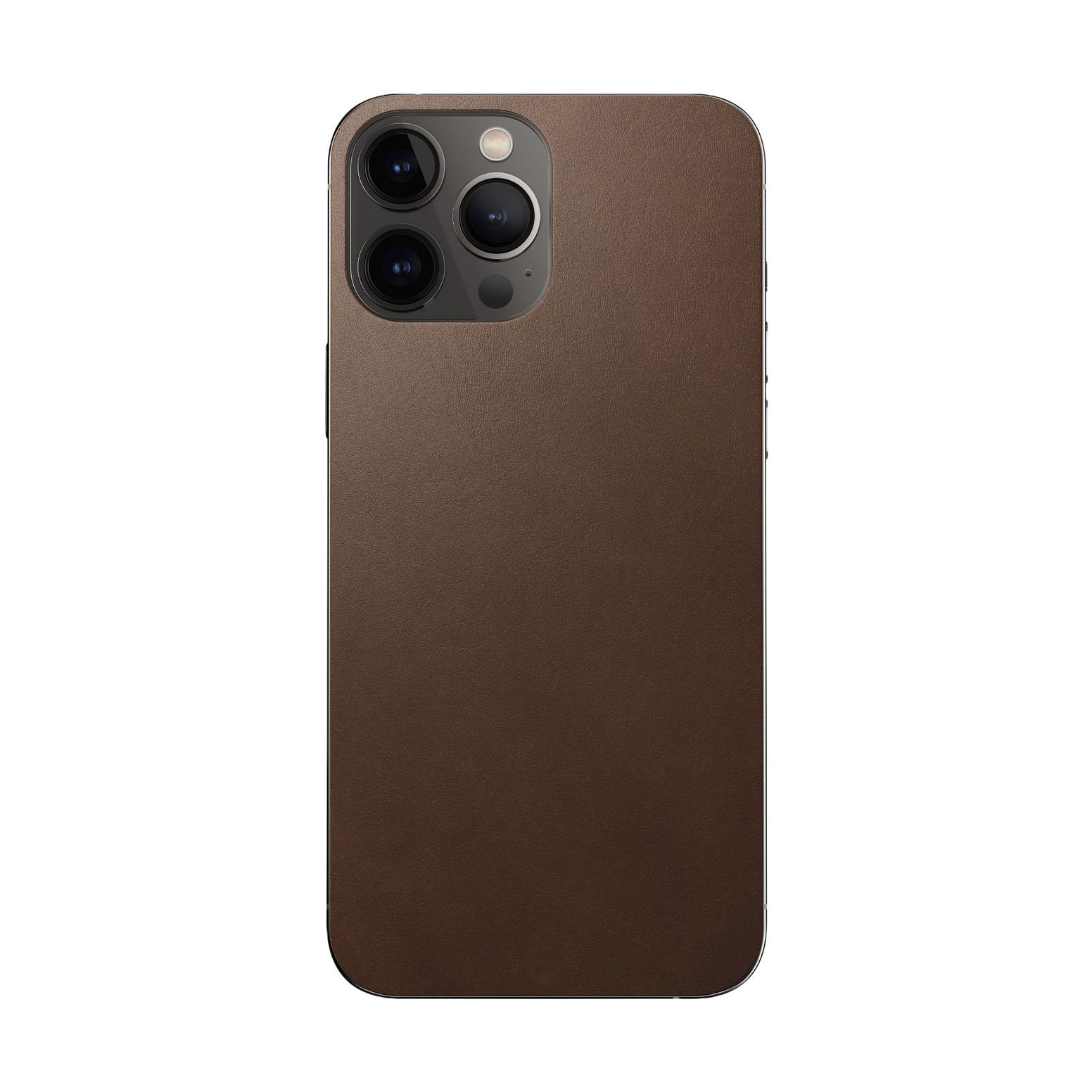 Nomad Skin with Horween Leather for iPhone 13 Pro Max - Rustic Brown - Discontinued