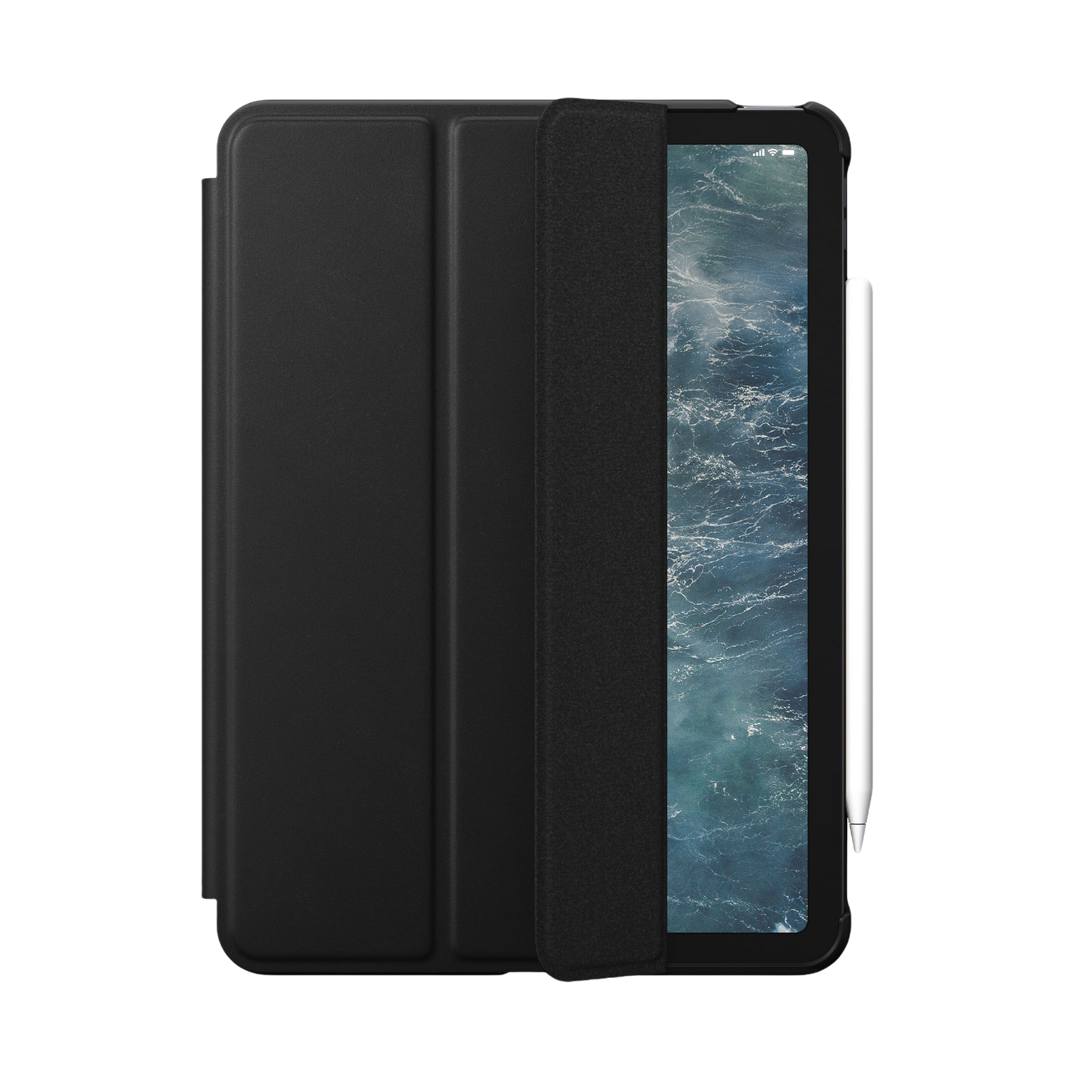 Nomad Modern Leather Folio for iPad Air (4th Gen) - Black - Discontinued