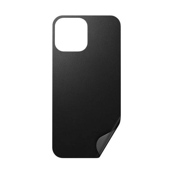 Nomad Skin with Horween Leather for iPhone 13 Pro Max - Black - Discontinued