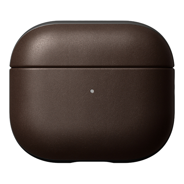 Nomad Modern Leather Case for AirPods (3rd Generation) - Rustic Brown Horween Leather