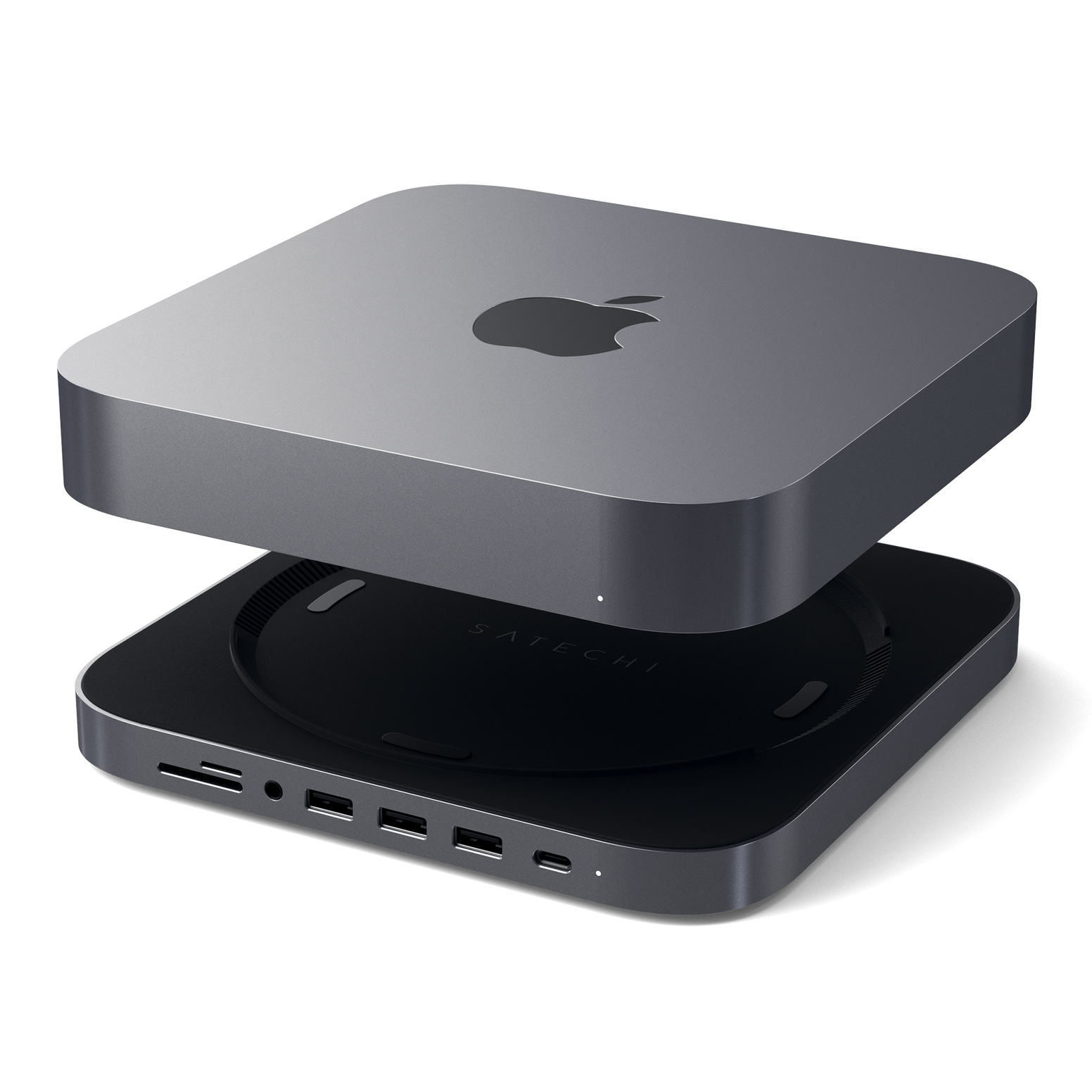 Satechi USB-C Aluminium Stand & Hub for Mac Mini - Space Grey