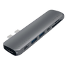 Satechi Aluminium Pro Hub Multi-Port USB-C Dock Adapter - Space Grey - Open Box