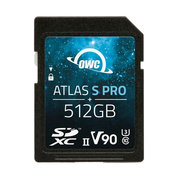 OWC 512GB Atlas S Pro SD V90 Memory Card - Discontinued