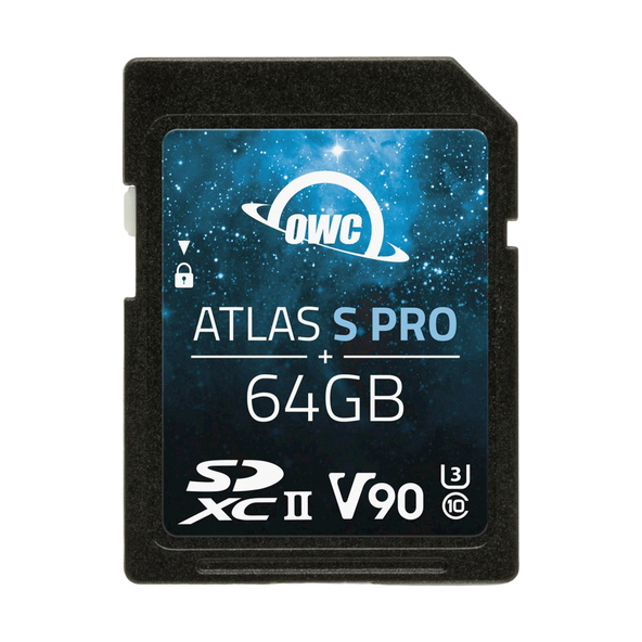 OWC 64GB Atlas S Pro SD V90 Memory Card - Discontinued