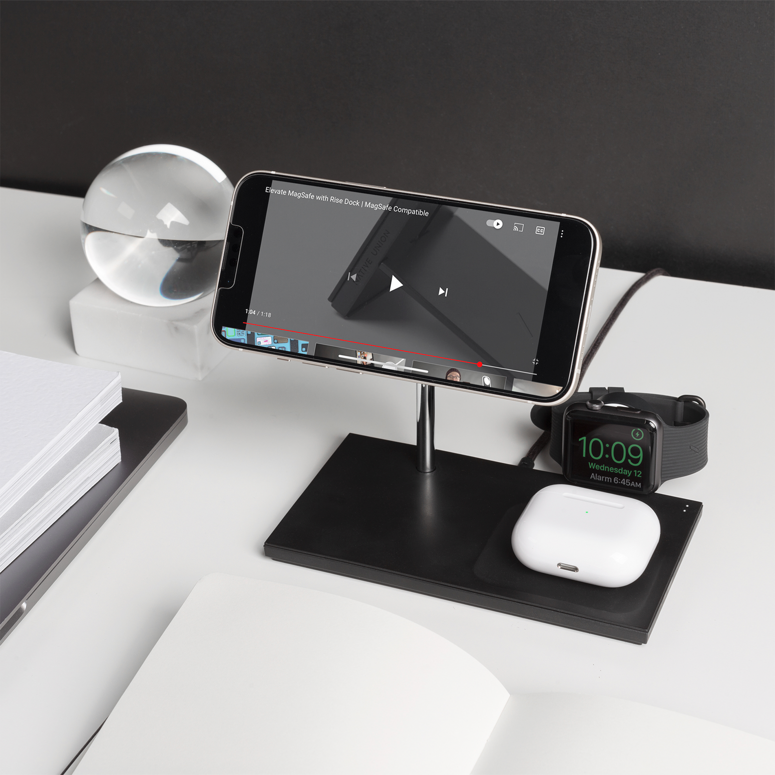 Native Union Snap 3-in-1 Magnetic Wireless Charger - Discontinued