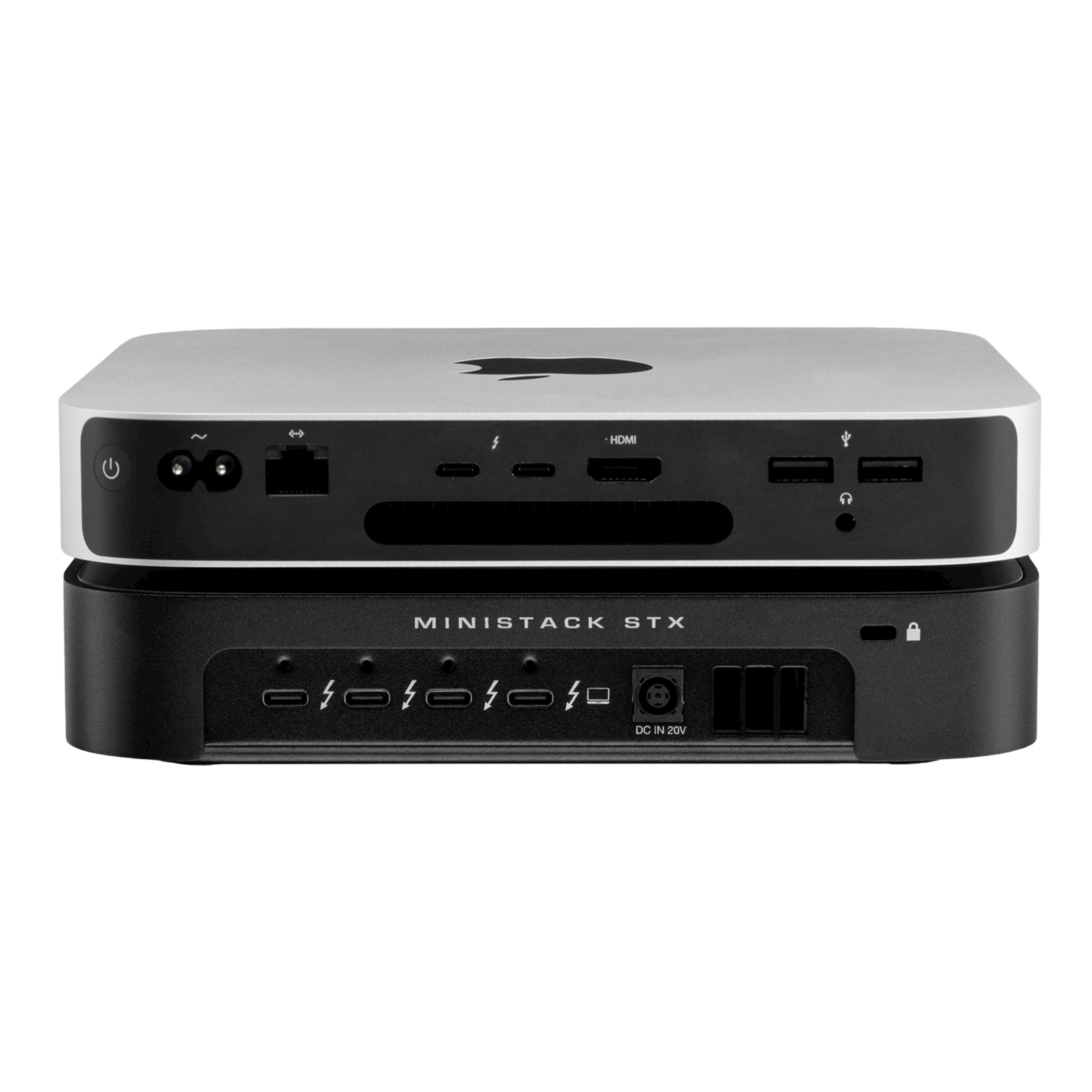 OWC 10TB (8TB HDD + 2TB NVMe) miniStack STX Stackable Storage and Thunderbolt Hub Xpansion Solution