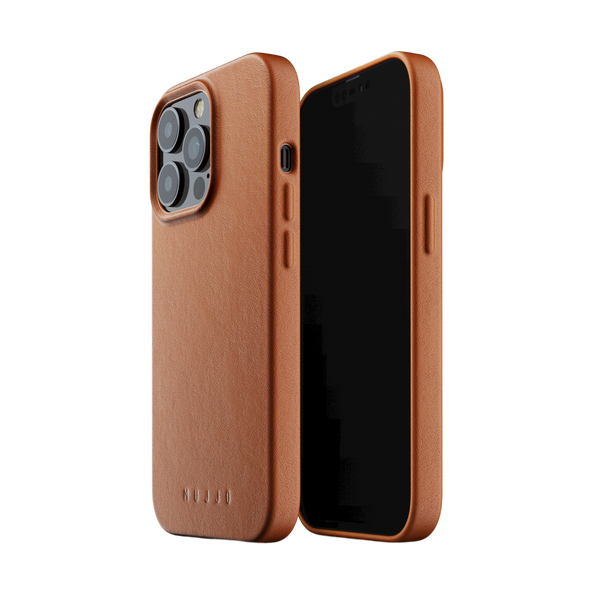 Mujjo Full Leather Case for iPhone 13 Pro - Tan - Discontinued