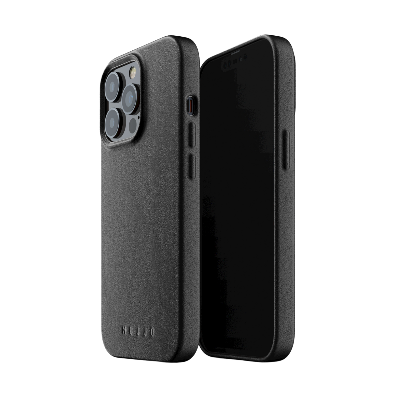 Mujjo Full Leather Case for iPhone 13 Pro - Black - Discontinued