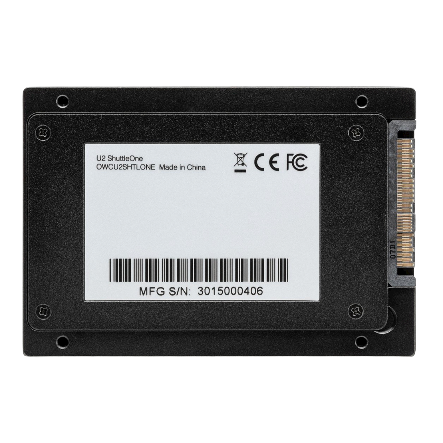 OWC 2TB U2 ShuttleOne 2.5" NVMe U.2 Solid-State Drive