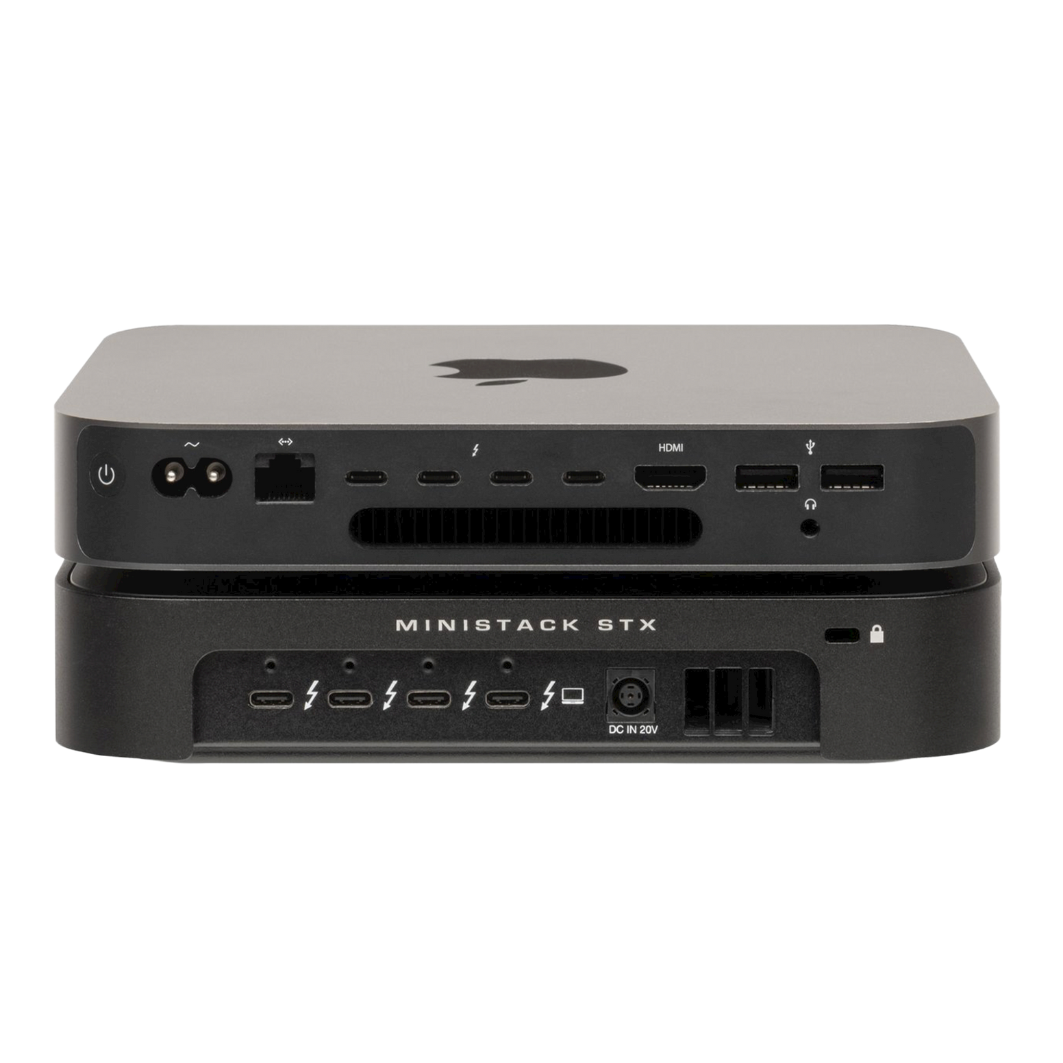 OWC 3TB (2TB HDD + 1TB NVMe) miniStack STX Stackable Storage and Thunderbolt Hub Xpansion Solution