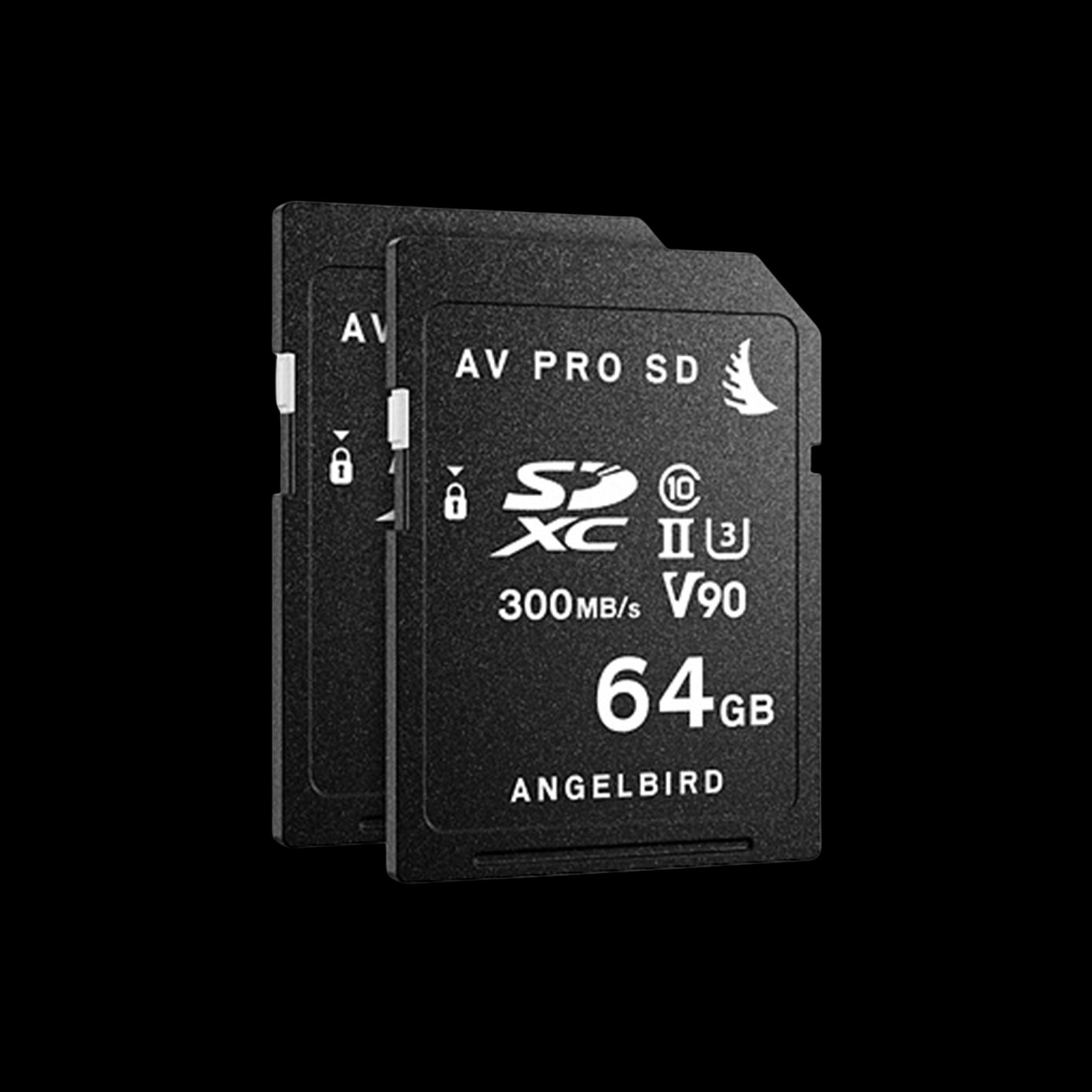 Angelbird Match Pack for Panasonic GH5/GH5S - 2 x 64GB AV PRO V90 Memory Cards - Discontinued