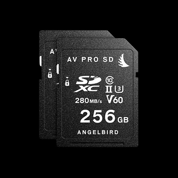 Angelbird Match Pack for Fujifilm X-T3/ X-T4 - 2 x 256GB AV PRO V60 Memory Cards - Discontinued