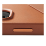 Mujjo Full Leather Wallet Case for iPhone 15 / 14 / 13 - Tan