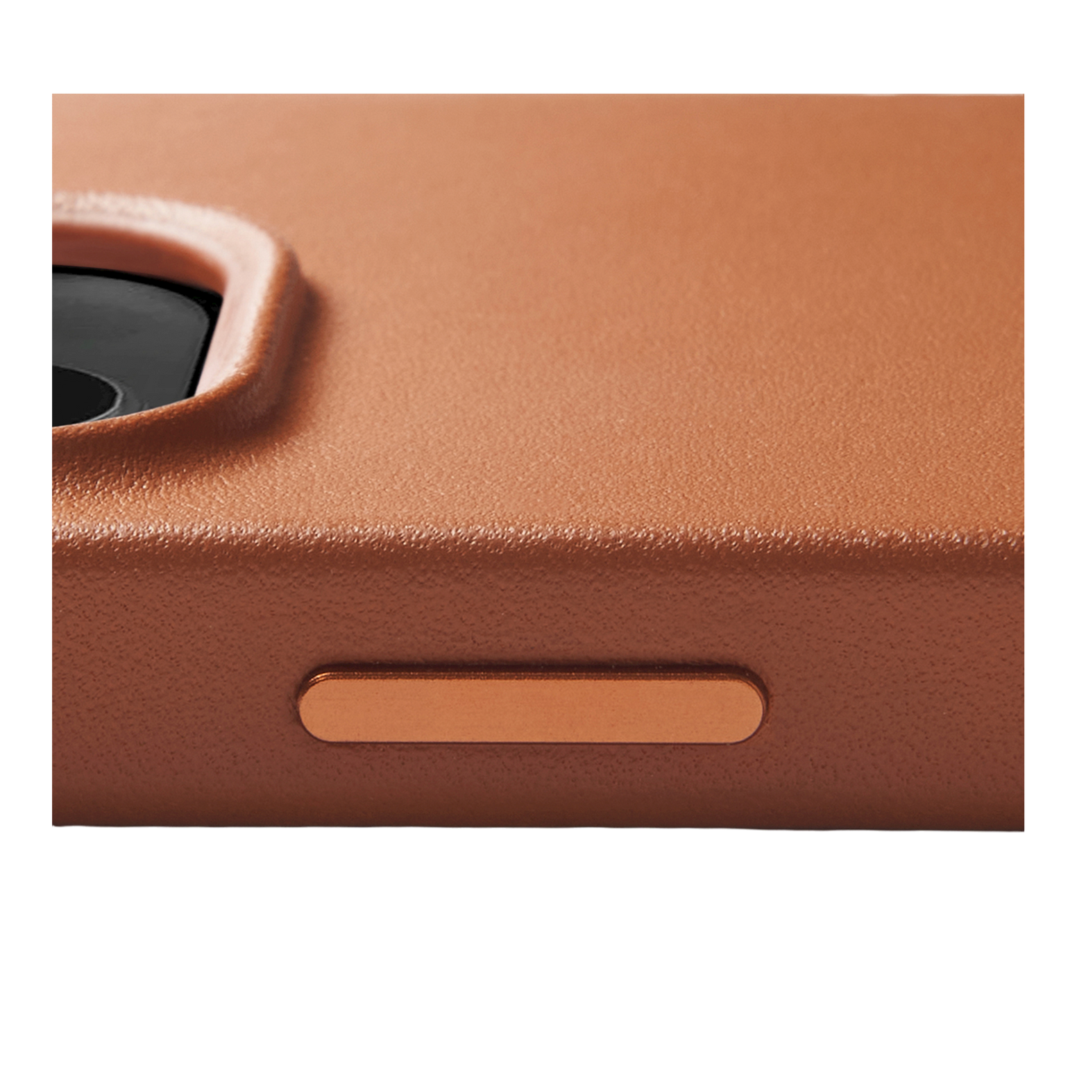 Mujjo Full Leather Case with MagSafe for iPhone 15 / 14 Plus - Tan