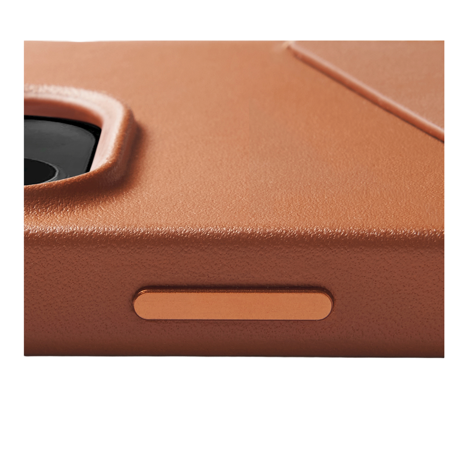 Mujjo Full Leather Wallet Case for iPhone 15 / 14 Plus - Tan