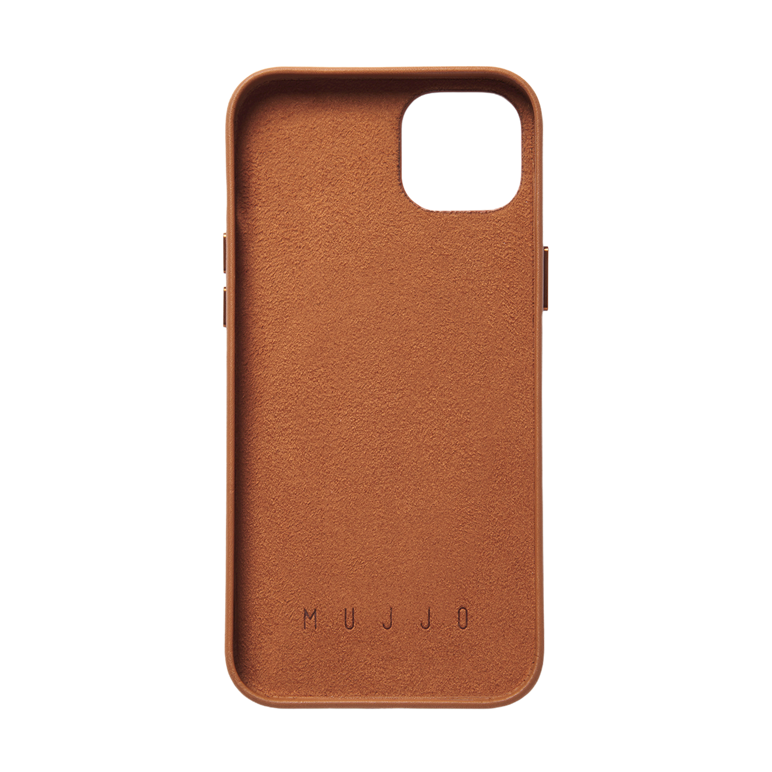 Mujjo Full Leather Wallet Case for iPhone 15 / 14 Plus - Tan