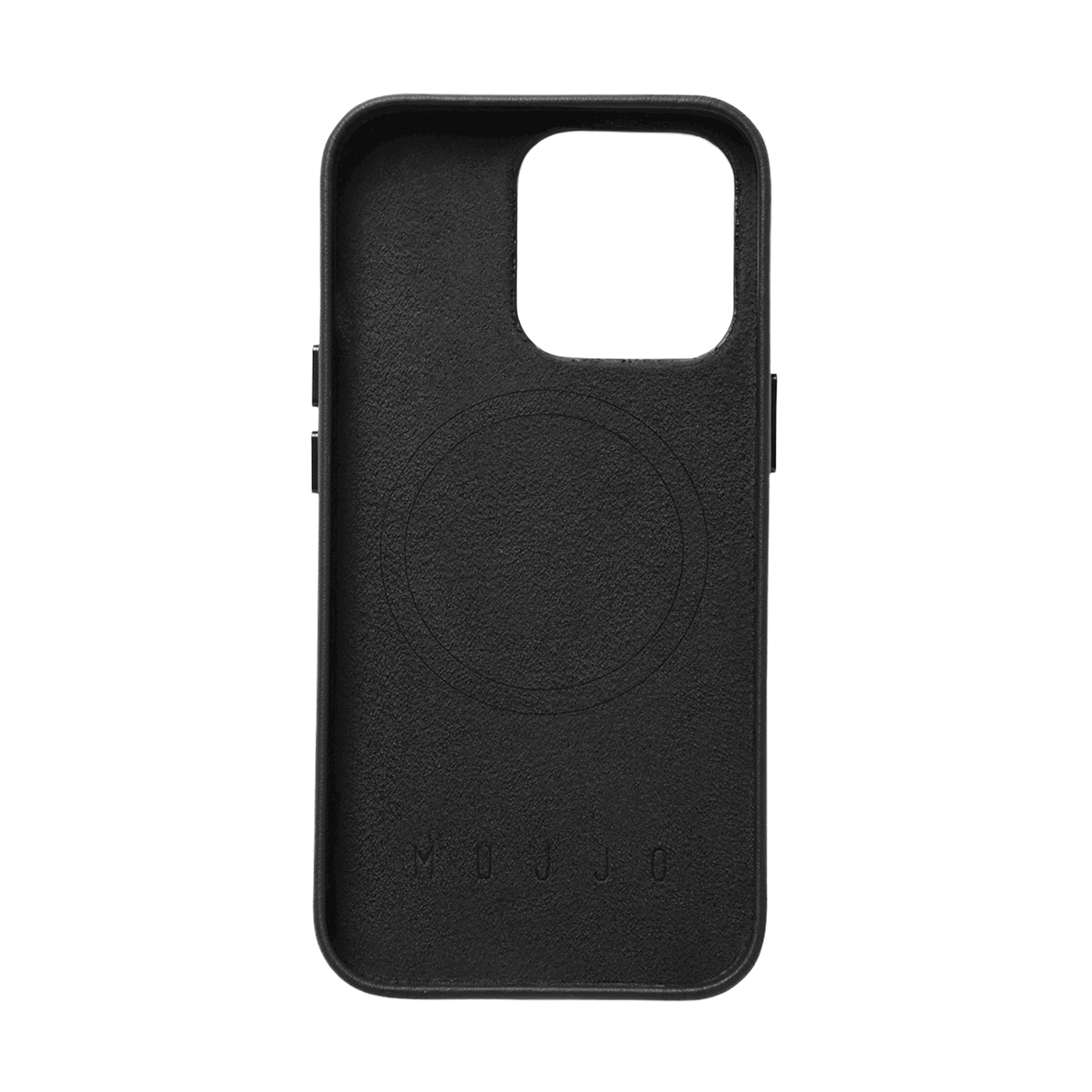 Mujjo Full Leather Case with MagSafe for iPhone 14 Pro - Black
