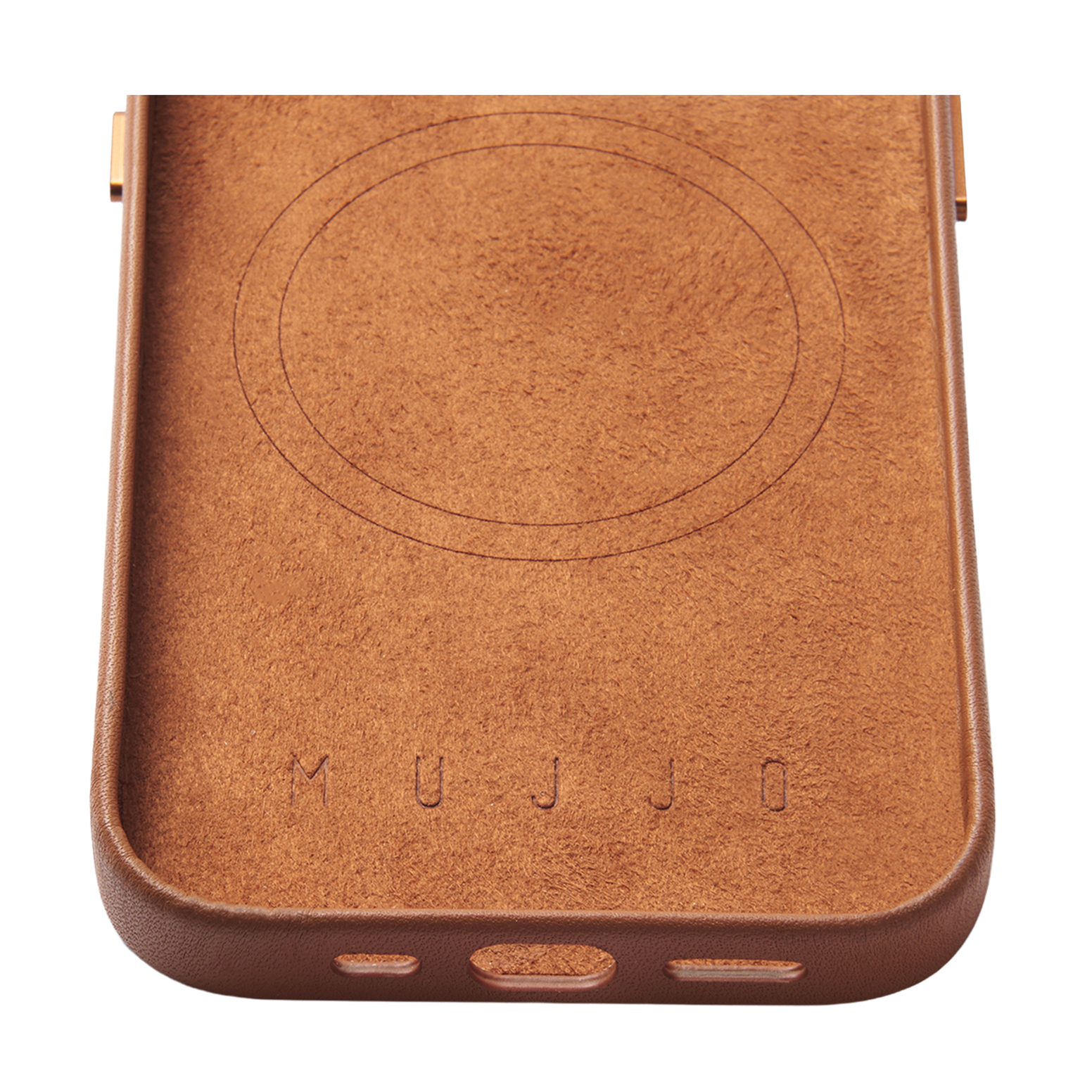 Mujjo Full Leather Case with MagSafe for iPhone 14 Pro - Tan - Discontinued