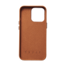 Mujjo Full Leather Wallet Case for iPhone 14 Pro - Tan