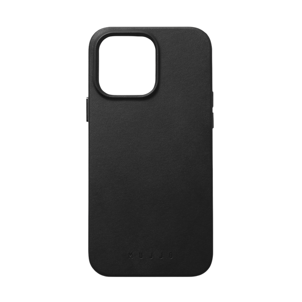 Mujjo Full Leather Case with MagSafe for iPhone 14 Pro Max - Black