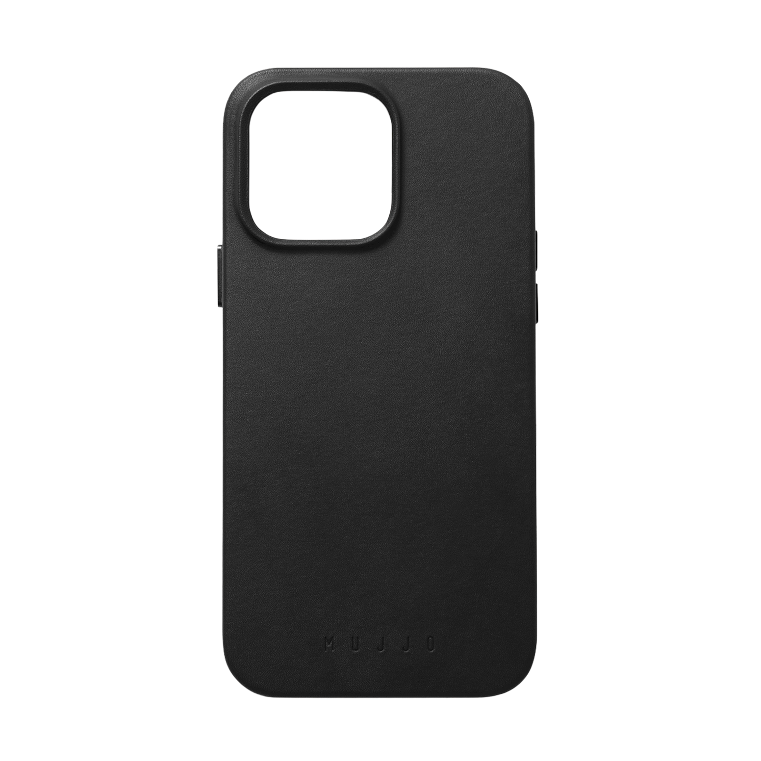 Mujjo Full Leather Case with MagSafe for iPhone 14 Pro Max - Black