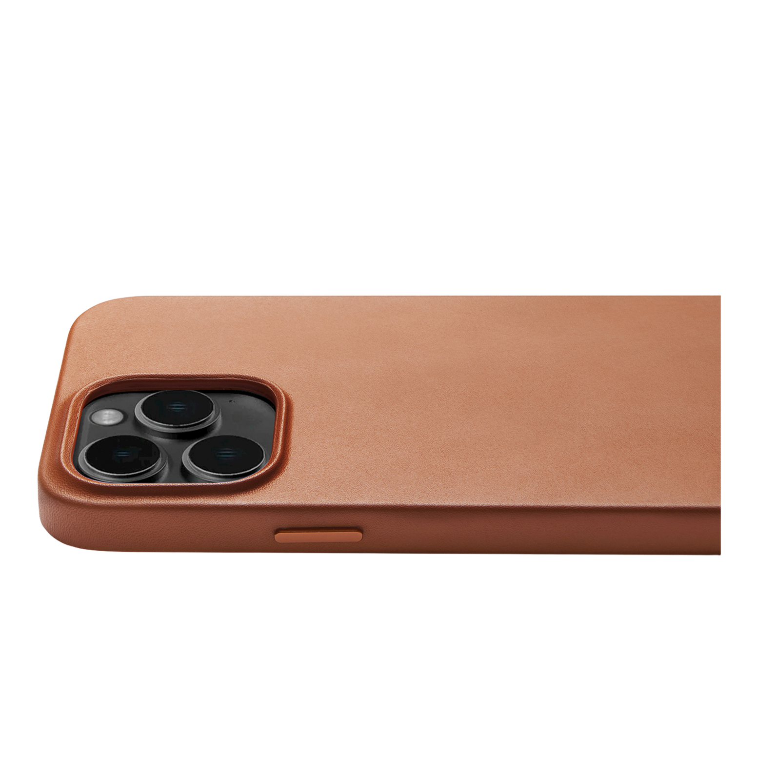 Mujjo Full Leather Case with MagSafe for iPhone 14 Pro Max - Tan