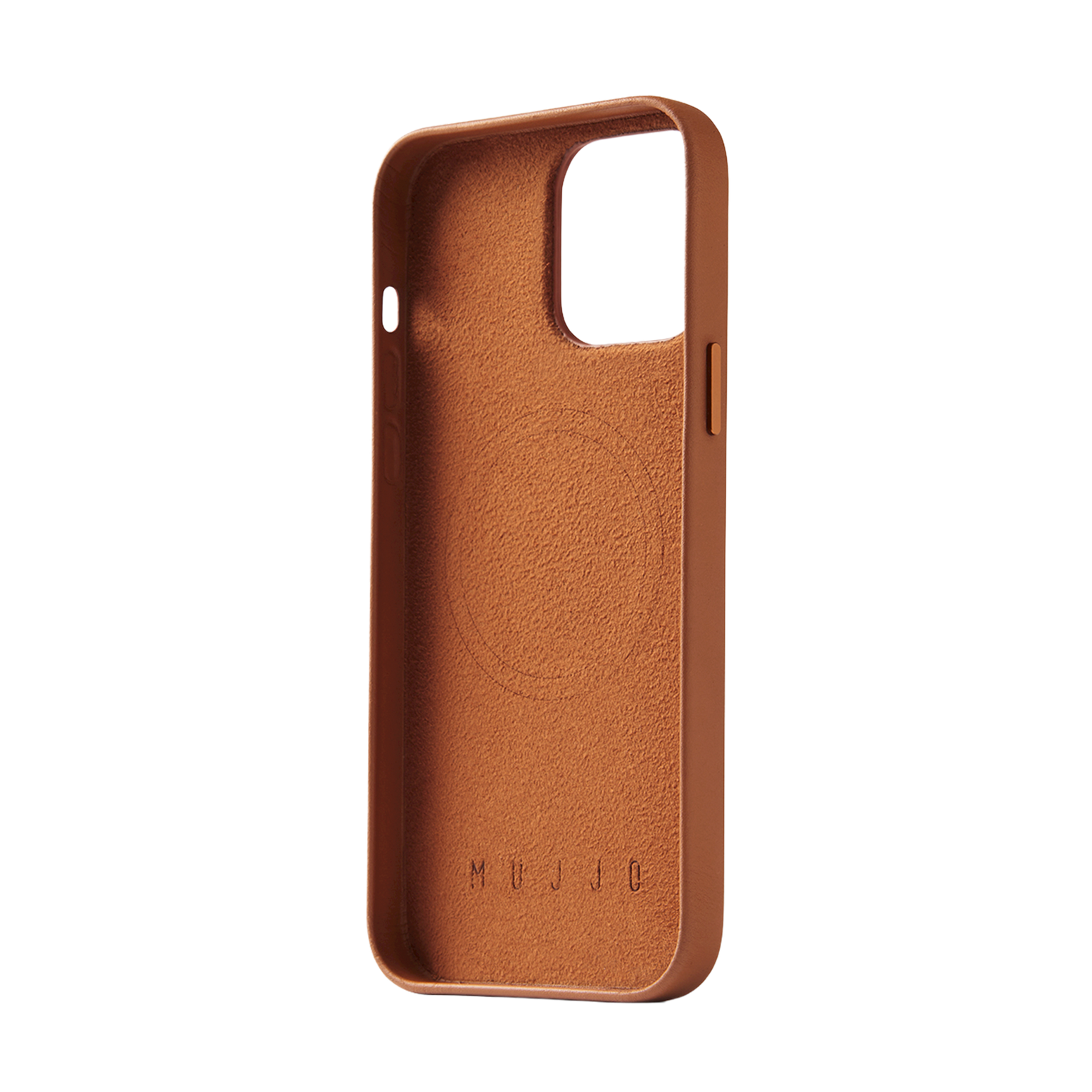 Mujjo Full Leather Case with MagSafe for iPhone 14 Pro Max - Tan