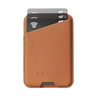 Mujjo Magnetic Full Leather Card Wallet - Tan