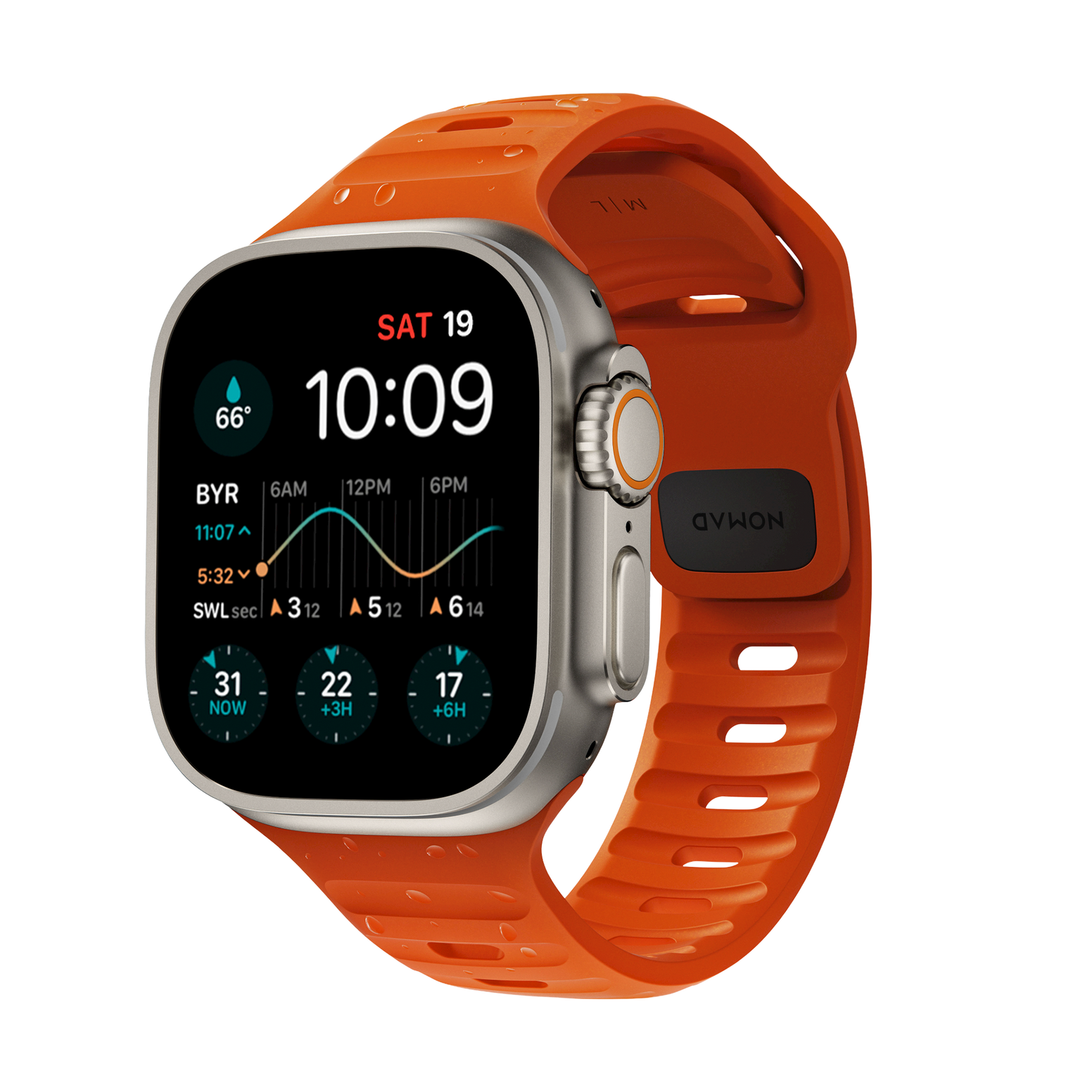 Nomad Sport Band - 45/49mm - Ultra Orange