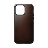 Nomad Modern Case with Horween Leather for iPhone 14 Pro Max - Rustic Brown - Discontinued