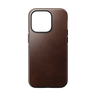 Nomad Modern Case with Horween Leather for iPhone 14 Pro - Rustic Brown - Discontinued