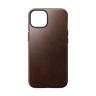 Nomad Modern Case with Horween Leather for iPhone 14 - Rustic Brown