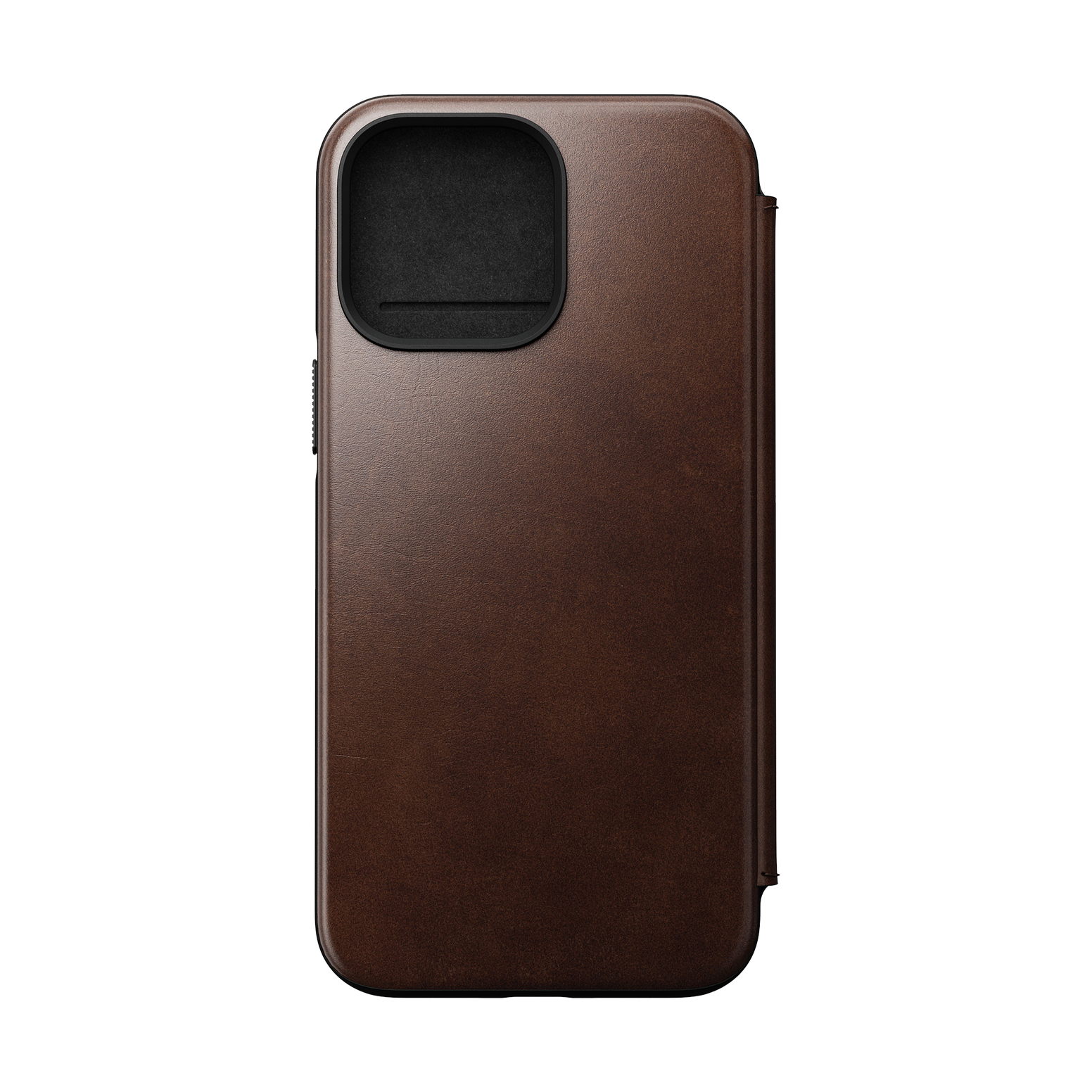 Nomad Modern Folio with Horween Leather for iPhone 14 Pro Max - Rustic Brown - Discontinued