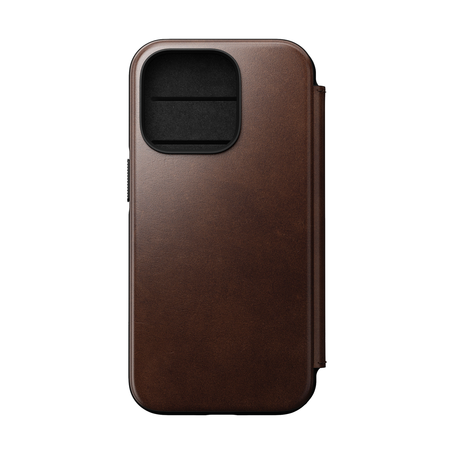 Nomad Modern Folio with Horween Leather for iPhone 14 Pro - Rustic Brown - Discontinued