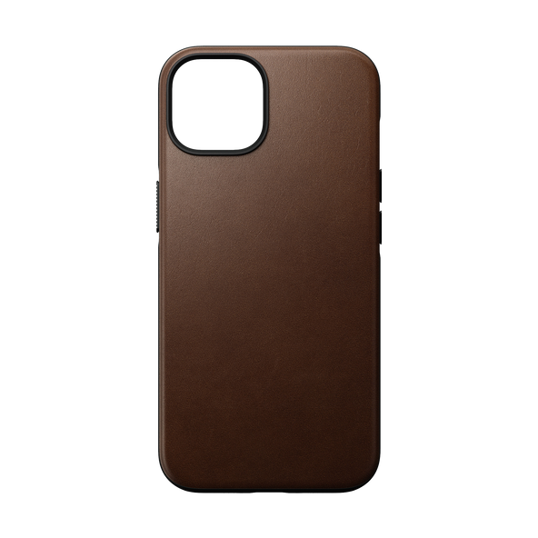 Nomad Modern Leather Case for iPhone 14 - Rustic Brown