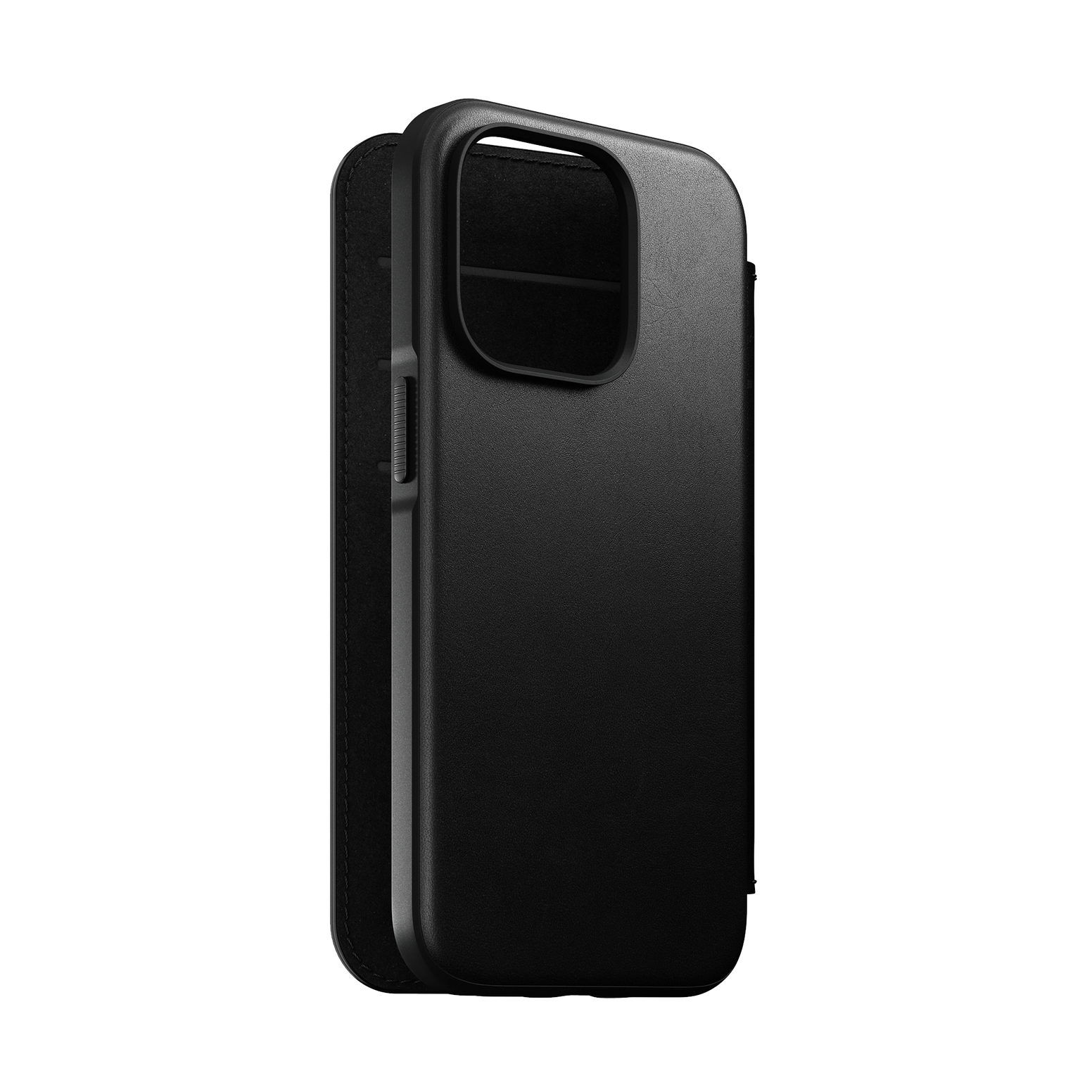 Nomad Modern Leather Folio for iPhone 14 Pro - Black