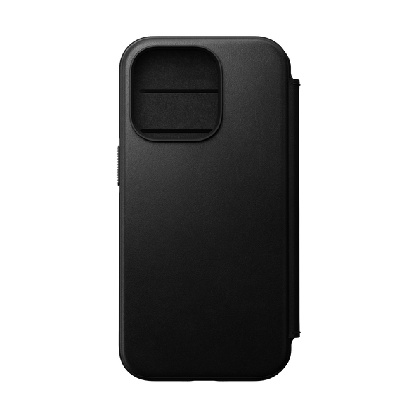 Nomad Modern Leather Folio for iPhone 14 Pro - Black