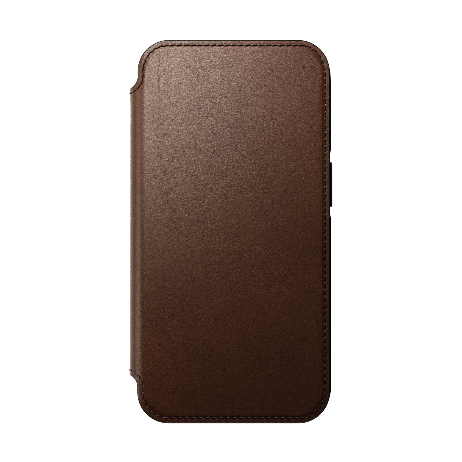 Nomad Modern Leather Folio for iPhone 14 Pro - Rustic Brown - Discontinued