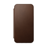 Nomad Modern Leather Folio for iPhone 14 - Rustic Brown - Discontinued