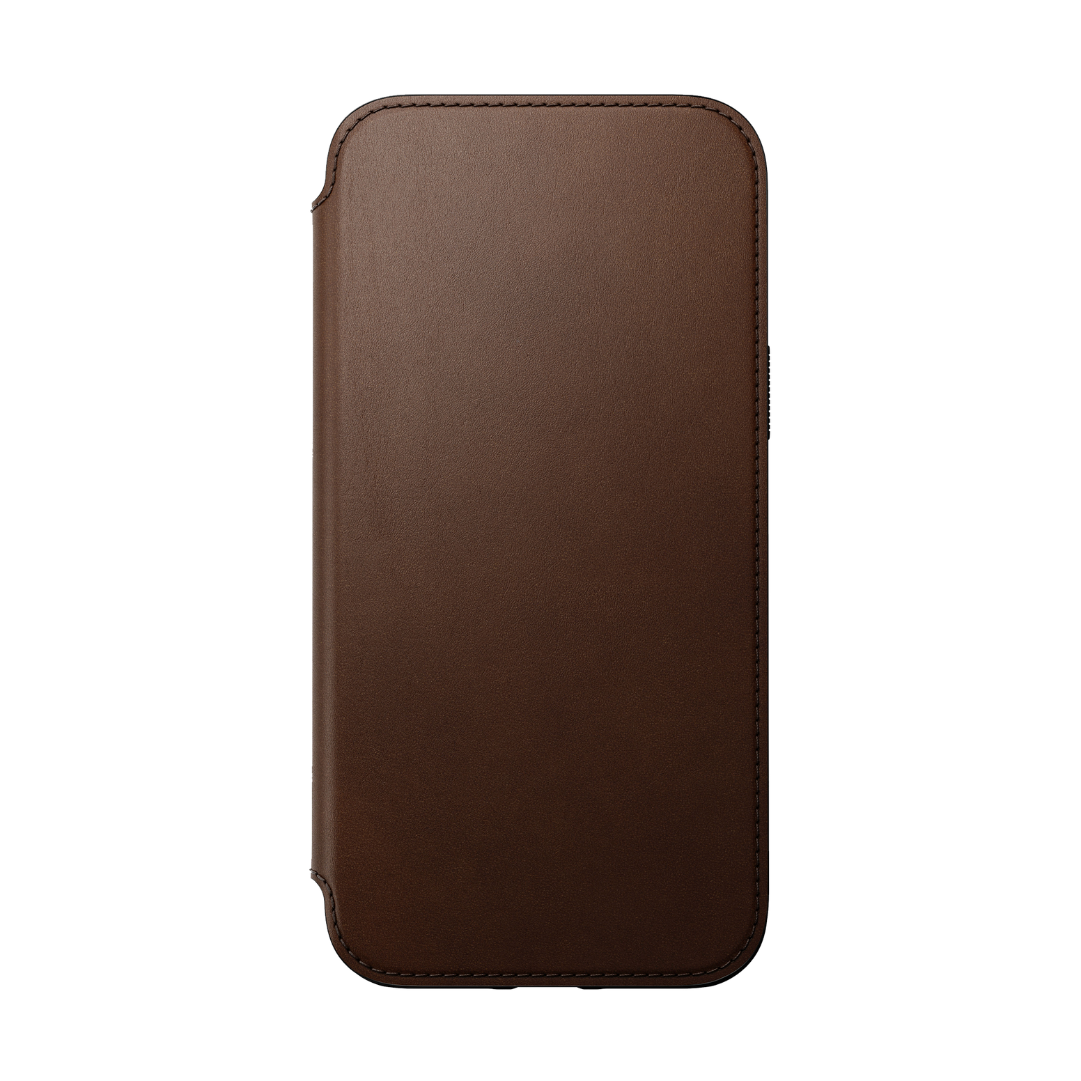 Nomad Modern Leather Folio for iPhone 14 Plus - Rustic Brown