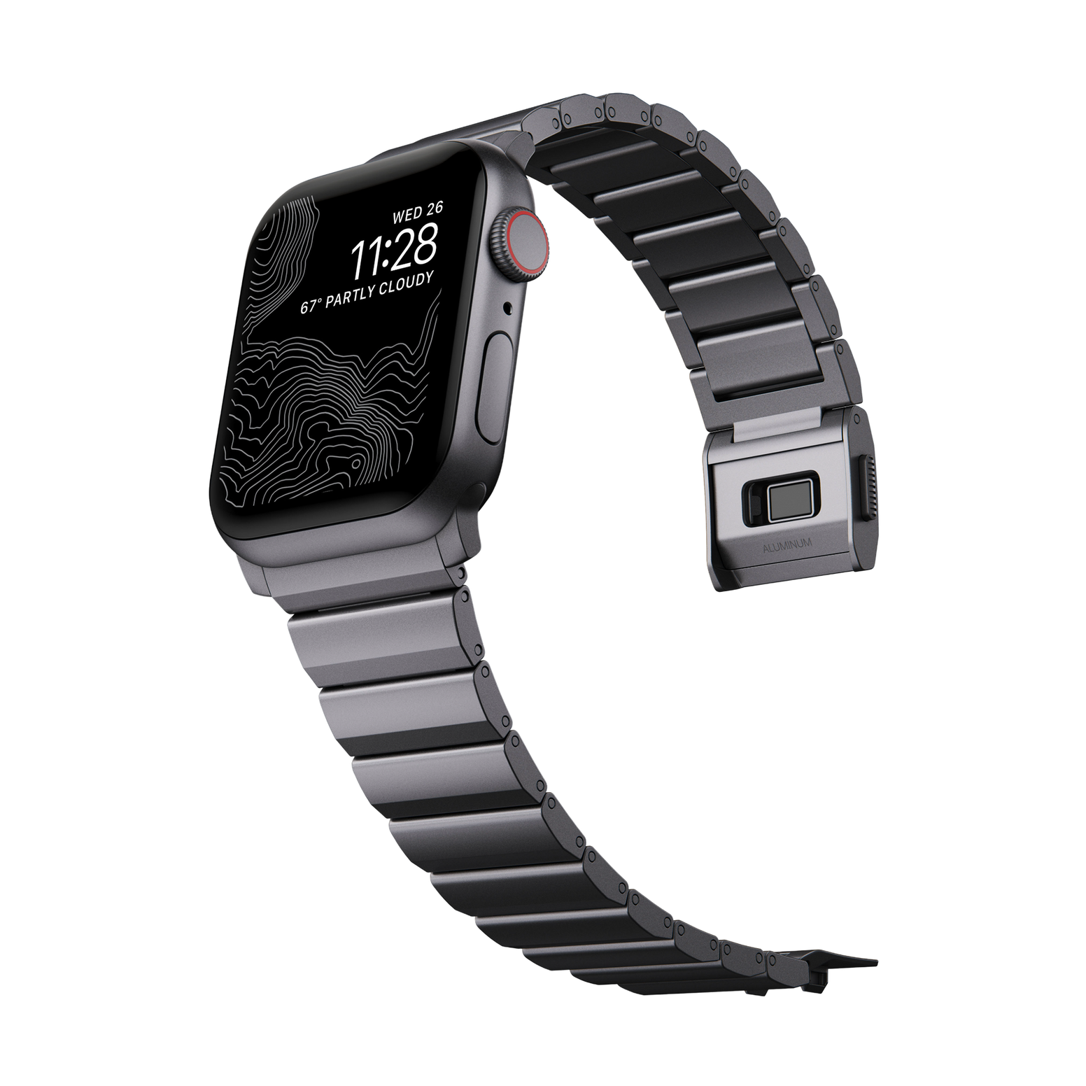 Nomad Aluminium Band - 45/49mm - Space Grey