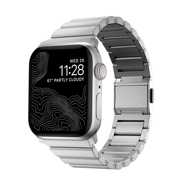 Nomad Aluminium Band - 45/49mm - Silver - Discontinued