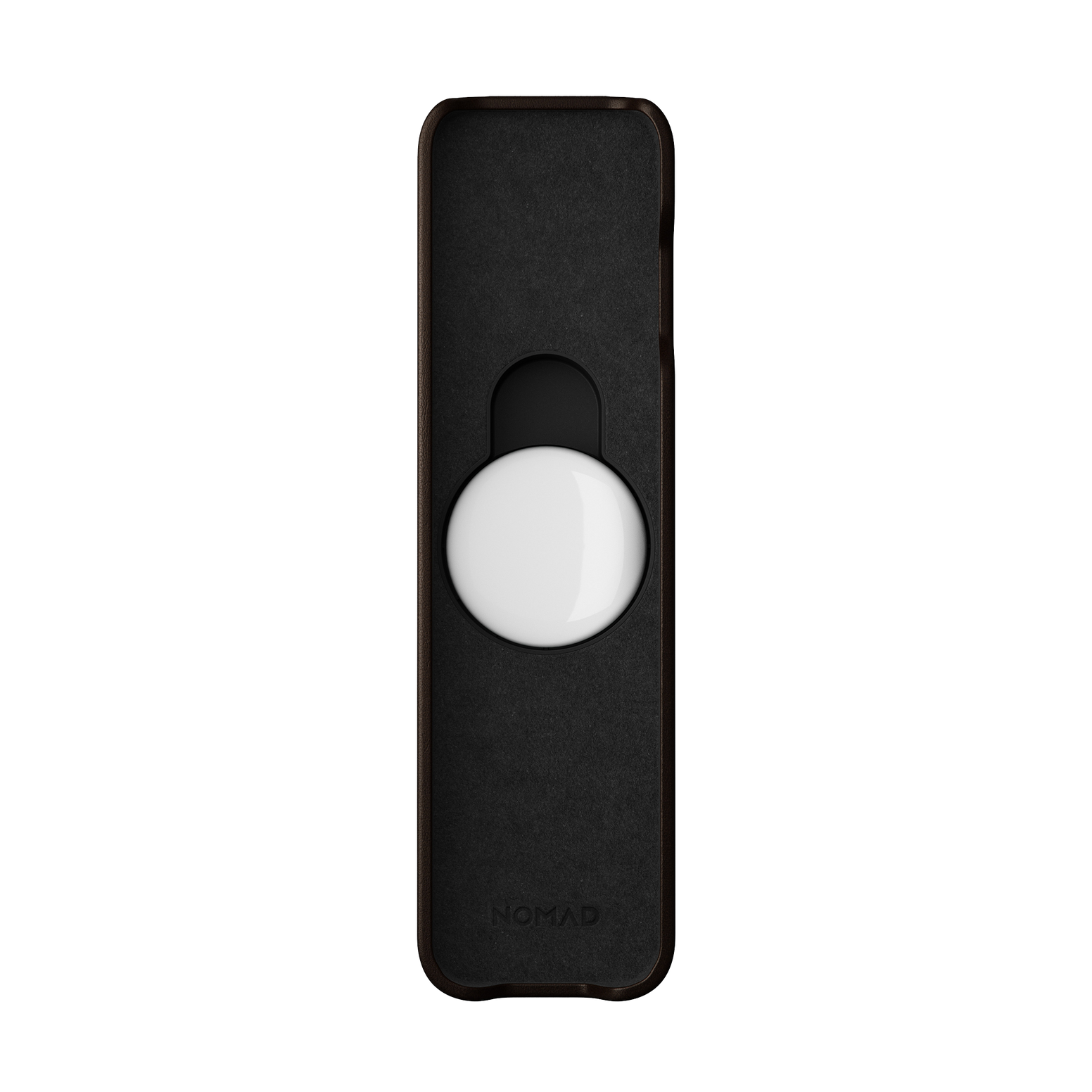 Nomad Horween Leather Cover for Siri Remote (2nd Gen) & AirTag - Ashland Brown - Discontinued