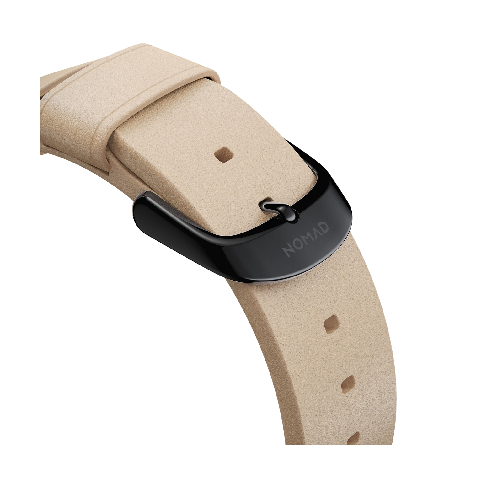 Nomad Modern Slim Leather Strap for Apple Watch - 40/41mm - Natural/Black - Discontinued