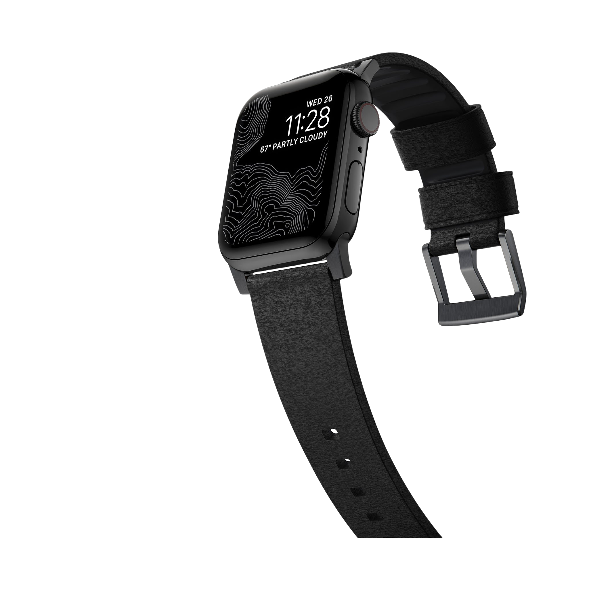 Nomad Active Band Pro - 45/49mm - Black - Black Hardware | Megamac