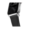 Nomad Rugged Band - 45/49mm - Black - Silver Hardware