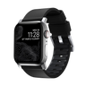 Nomad Active Band Pro - 45/49mm - Black - Silver Hardware